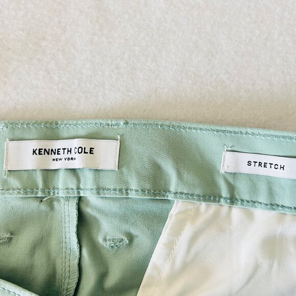 Kenneth Cole Men's Green Slim Fit Lightweight Stretch Chino Shorts Size 32 NWT - Picture 7 of 12